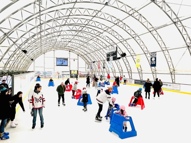 estructuras de estadios de hockey