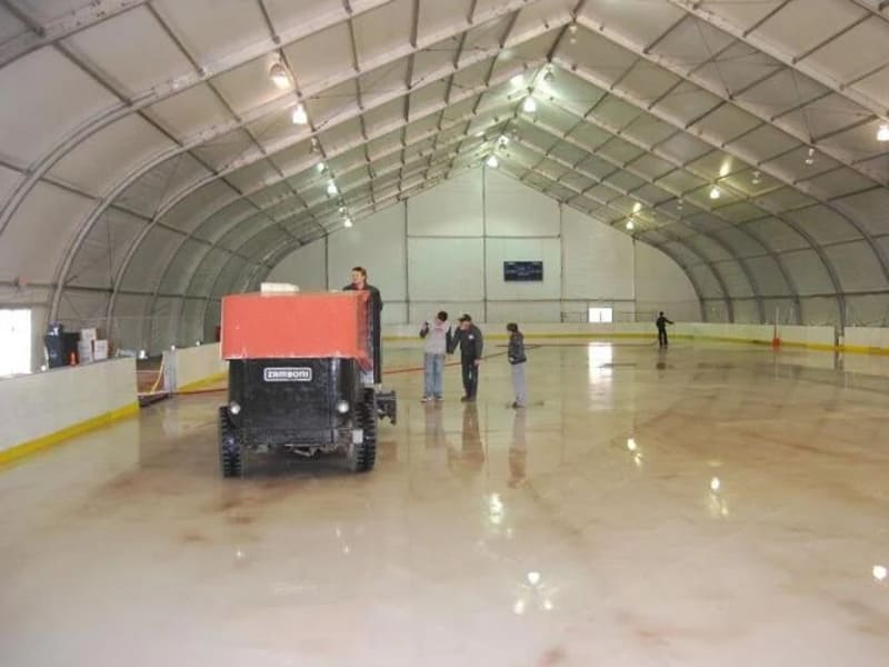 estructuras de estadios de hockey