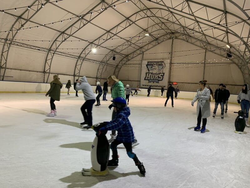 estructuras de estadios de hockey