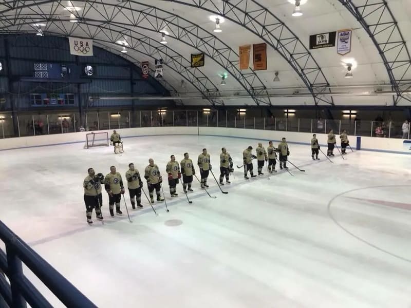 estructuras de estadios de hockey