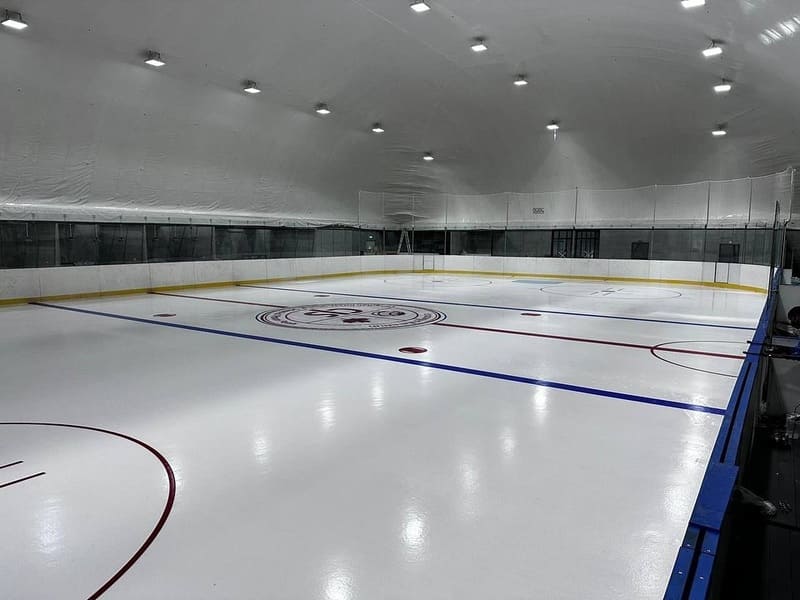 estructuras de estadios de hockey