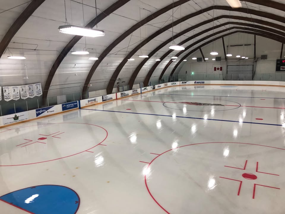 estructuras de estadios de hockey