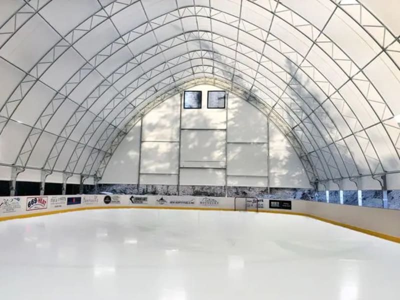 estructuras de estadios de hockey