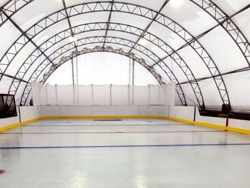 estructuras de estadios de hockey