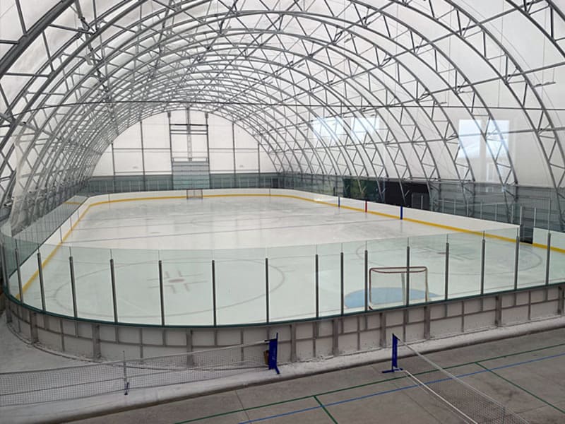 estructuras de estadios de hockey